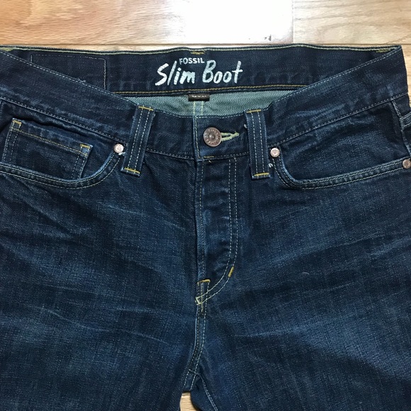 Fossil Slim Boot cut Jeans 30x32 - Picture 2 of 6